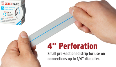 DetecTape™ H2 | 10 mil - PF4 | Hydrogen Leak Detection